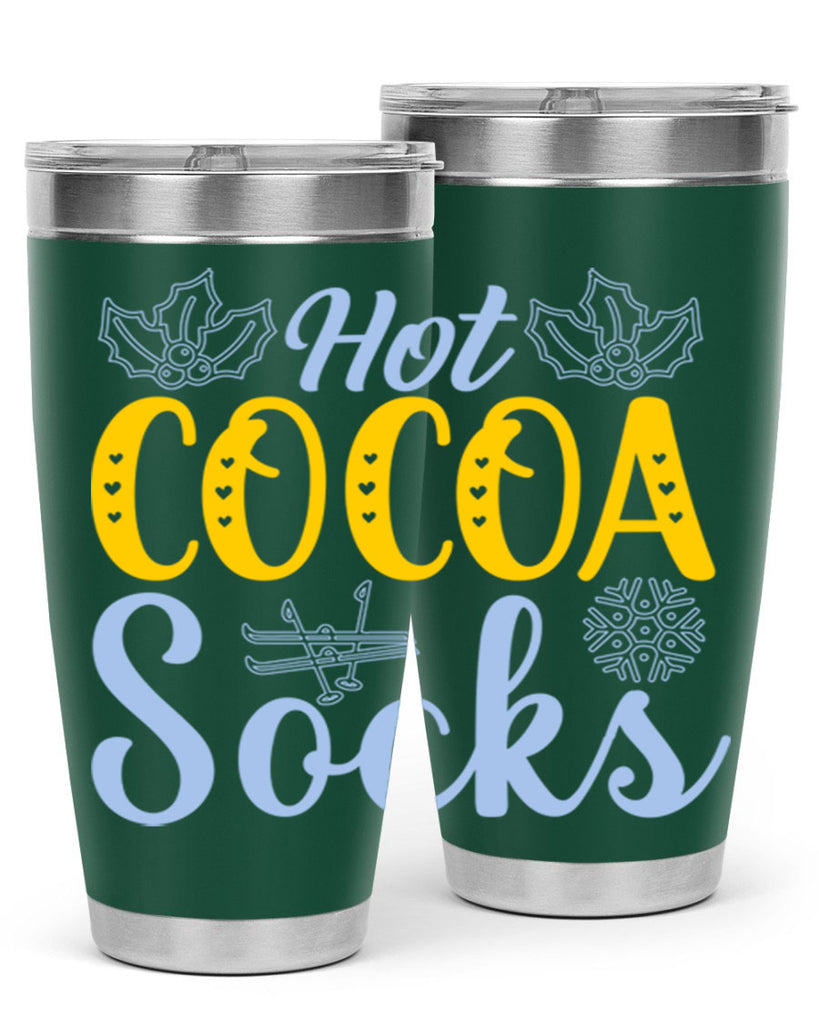 Hot cocoa socks211#- winter- Tumbler