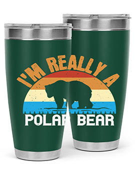 I'm Really A Polar Bear 38#- Bears- Tumbler