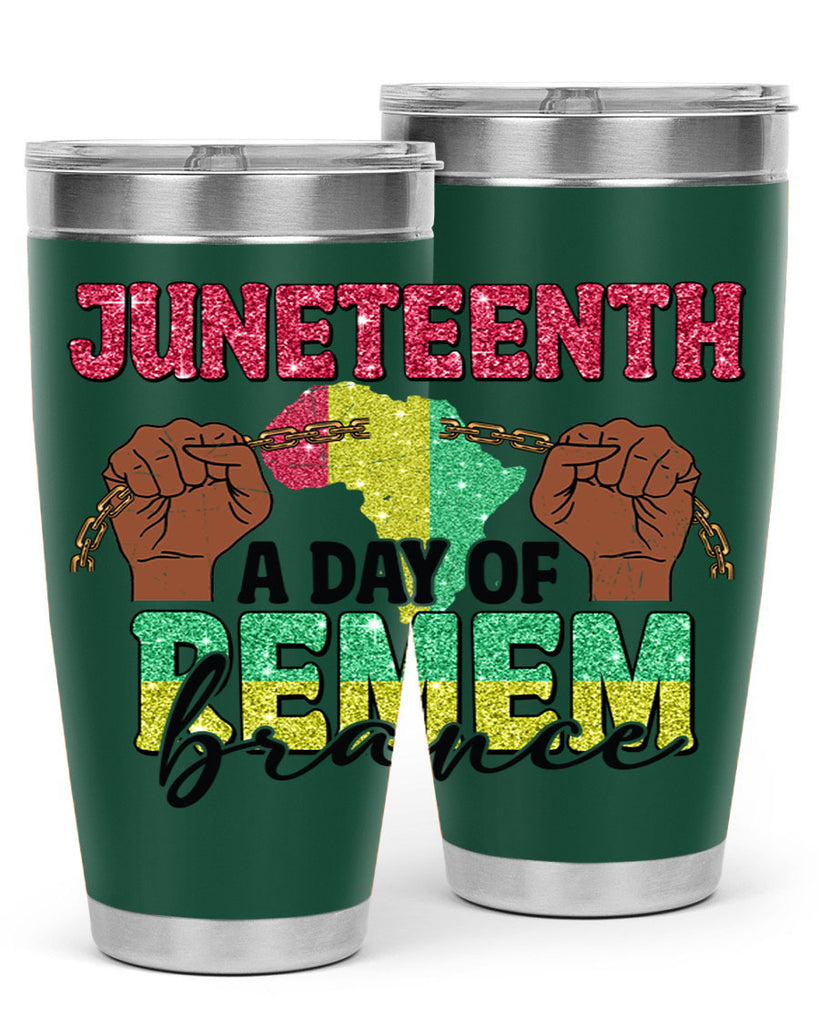 Juneteenth A Day Of Remembrance Png 9#- Juneteenth- tumbler