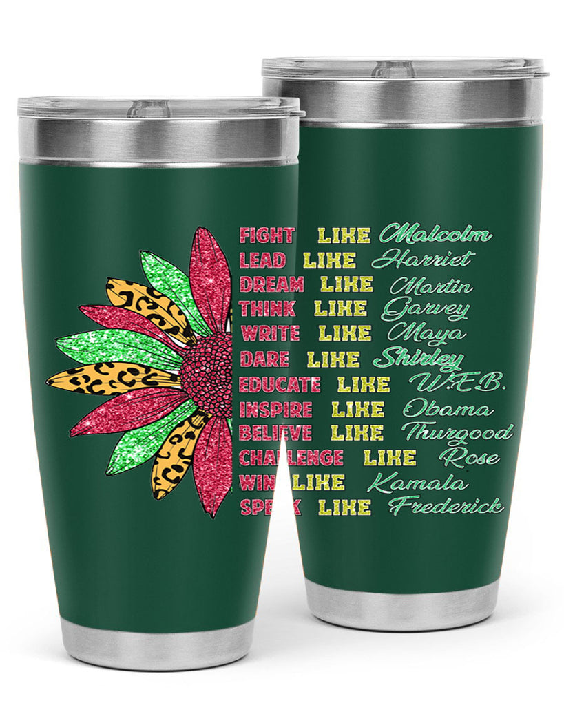 Juneteenth Sunflower Design 17#- Juneteenth- tumbler