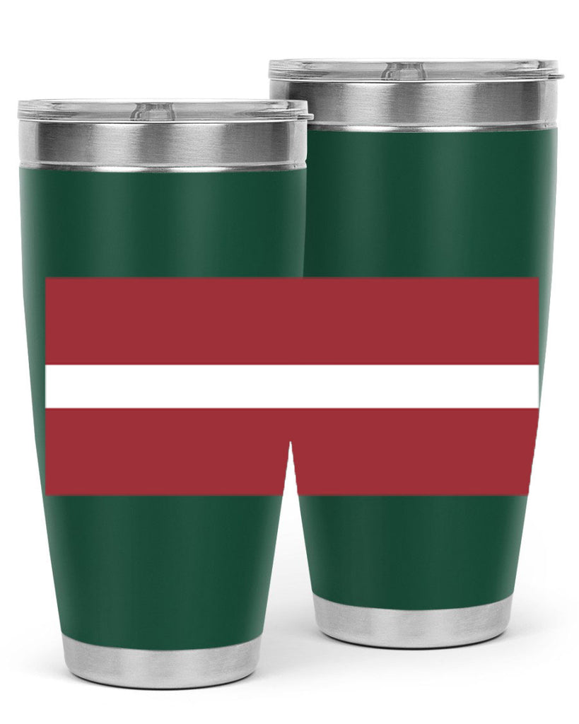 Latvia 104#- world flags- Tumbler