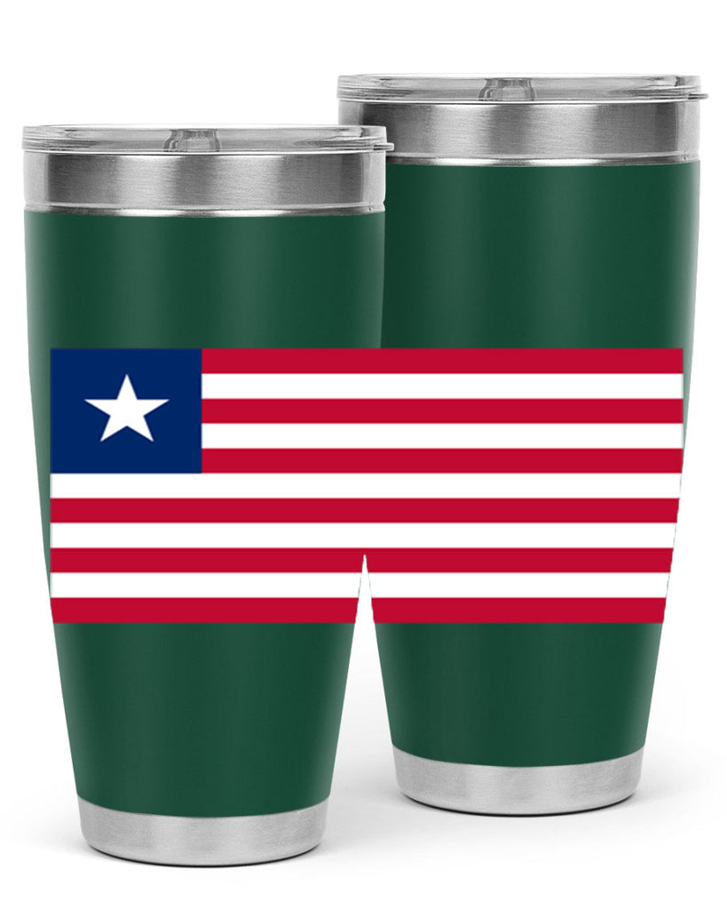 Liberia 101#- world flags- Tumbler