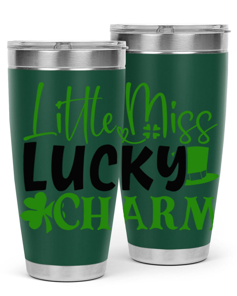 Little Miss Lucky Charm Style 154#- St Patricks Day- Tumbler