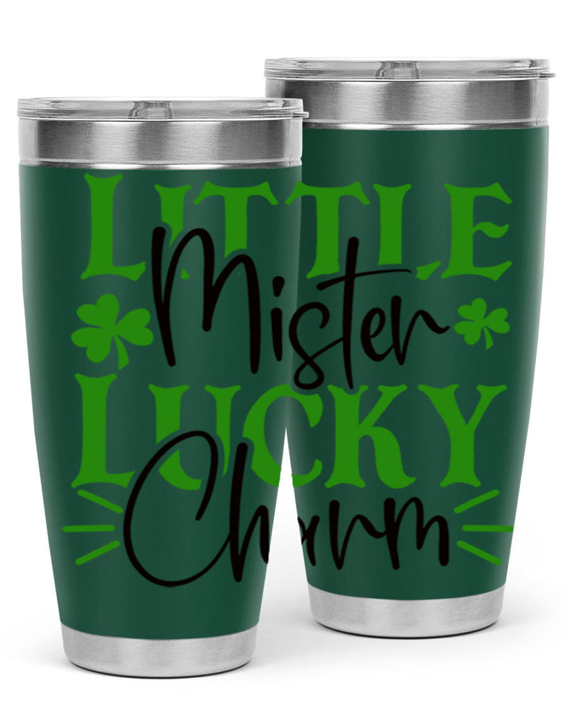 Little Mister Lucky Charm Style 153#- St Patricks Day- Tumbler