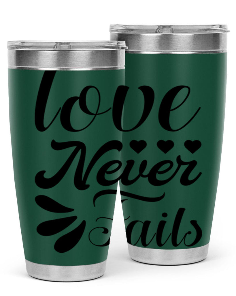 Love Never Fails 316#- winter- Tumbler