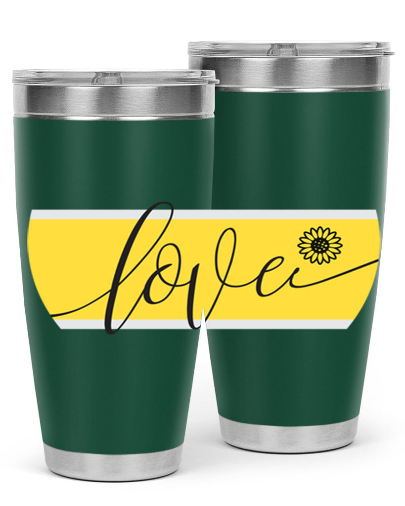 Love and daisy327#- spring- Tumbler