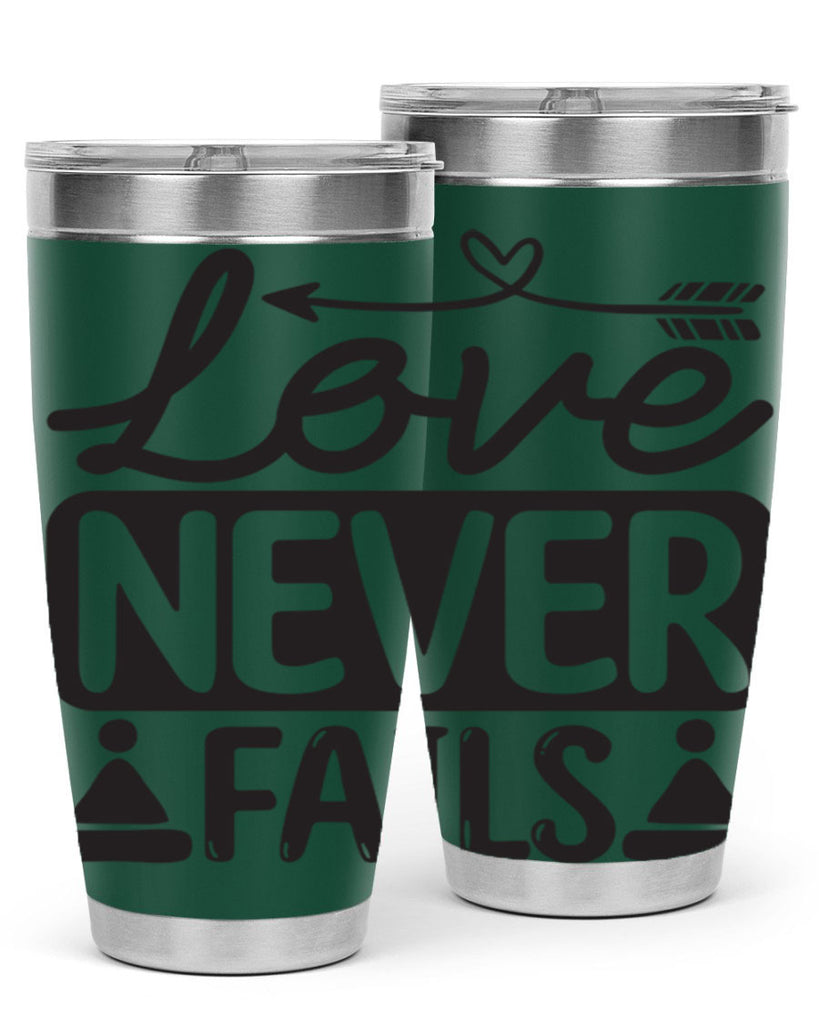 Love never fails 317#- winter- Tumbler