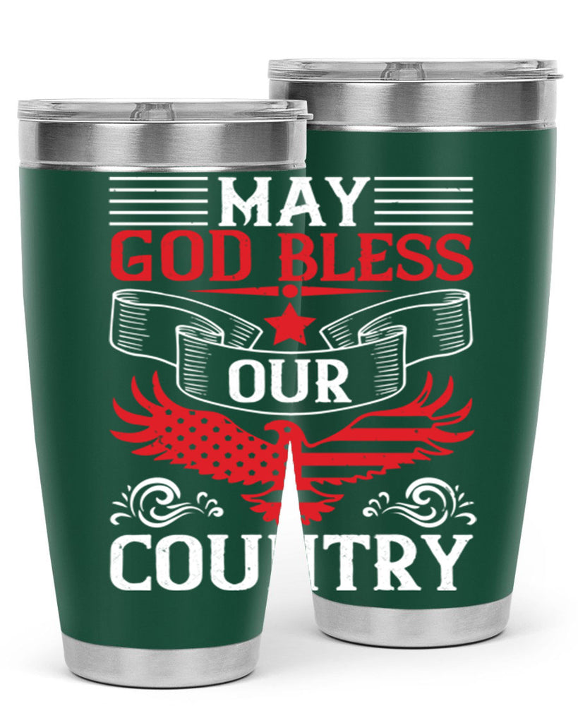 May God bless our country Style 133#- Fourt Of July- Tumbler