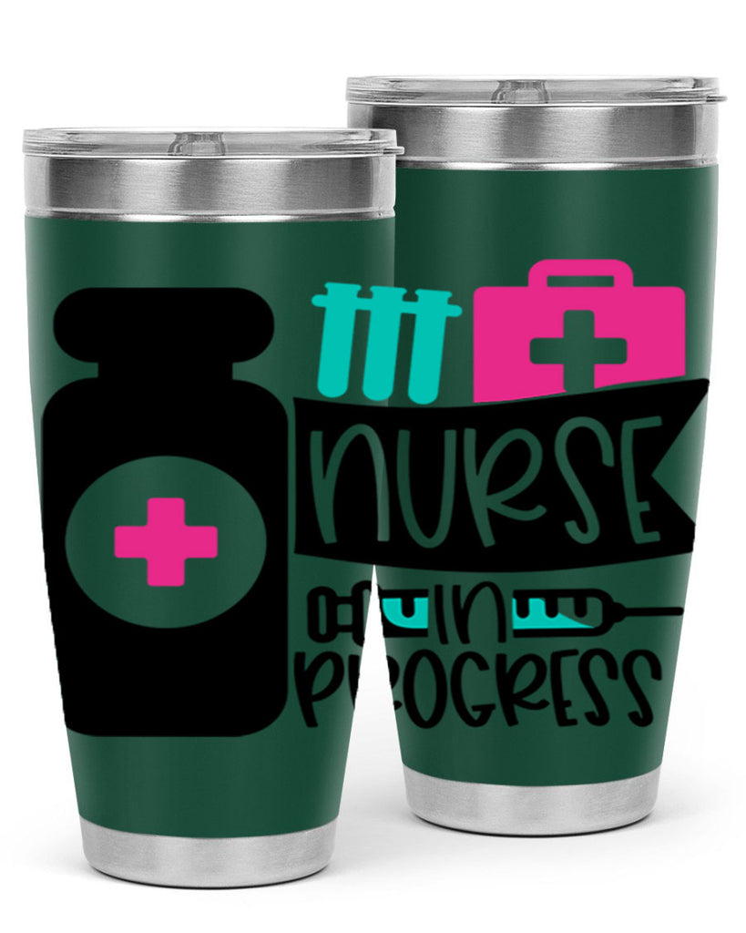 Nurse In Progress Style Style 111#- nurse- tumbler