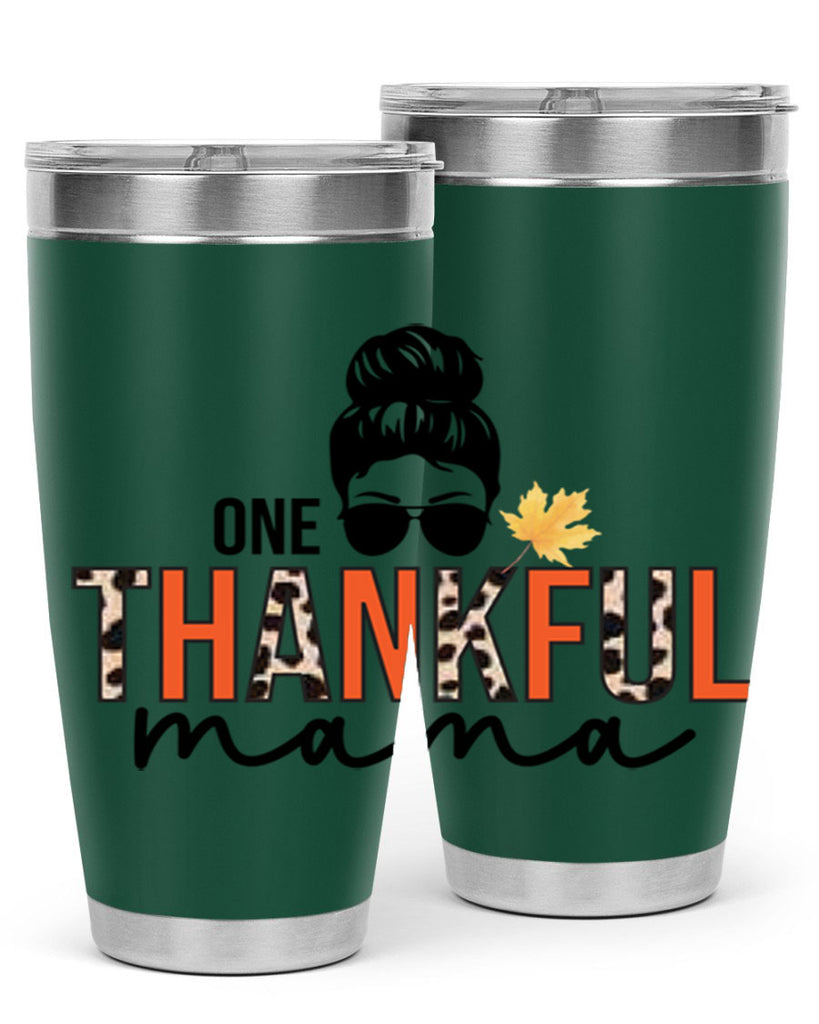 One thankful mama 463#- fall- Tumbler