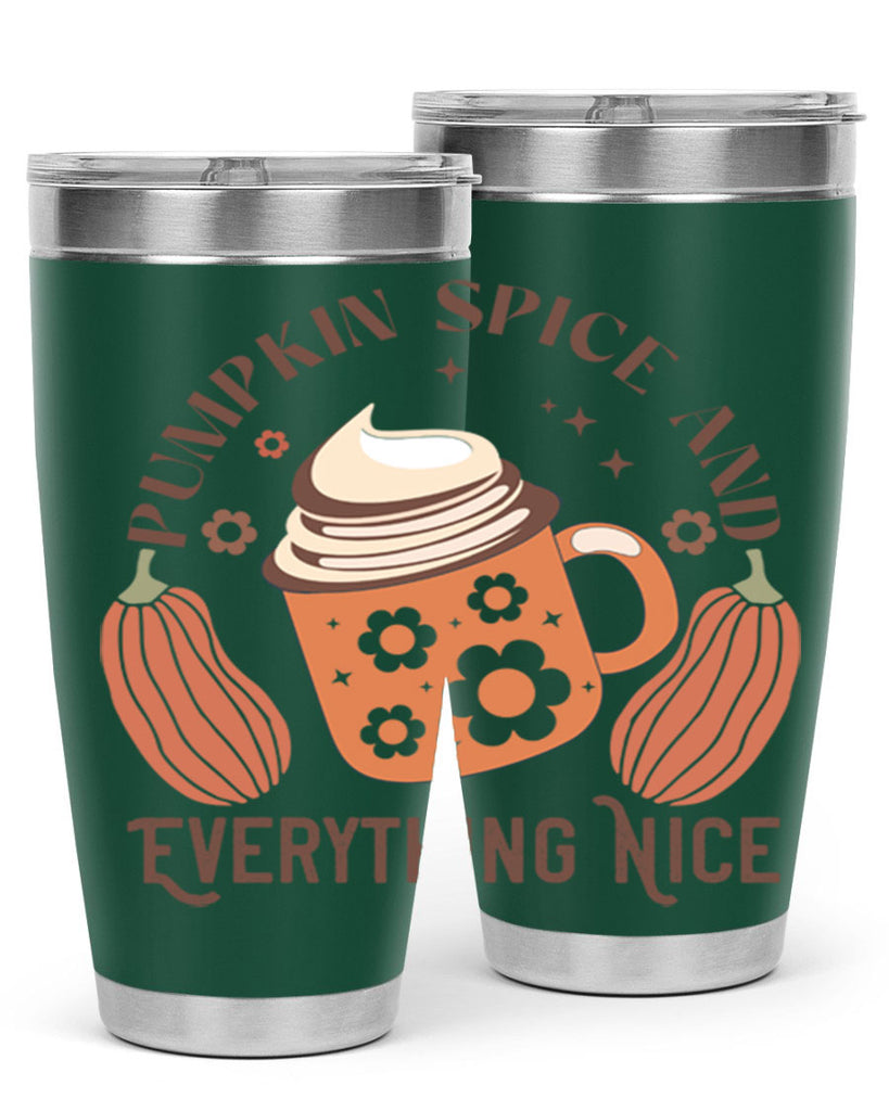 Pumpkin Spice And Everything Nice 539#- fall- Tumbler