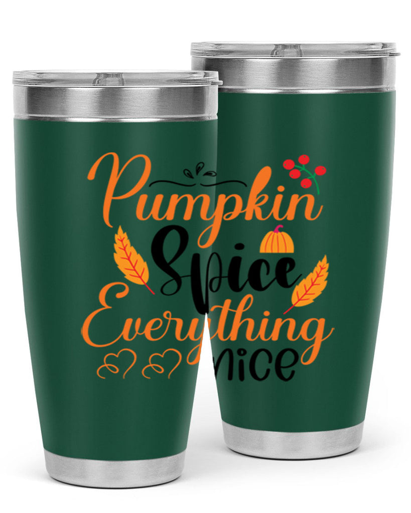 Pumpkin Spice Everything Nice 543#- fall- Tumbler