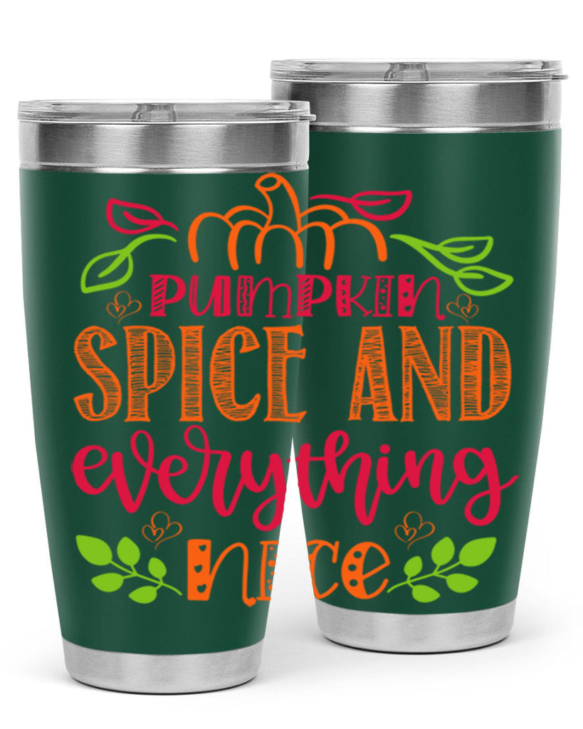 Pumpkin Spice and Everything Nice 536#- fall- Tumbler