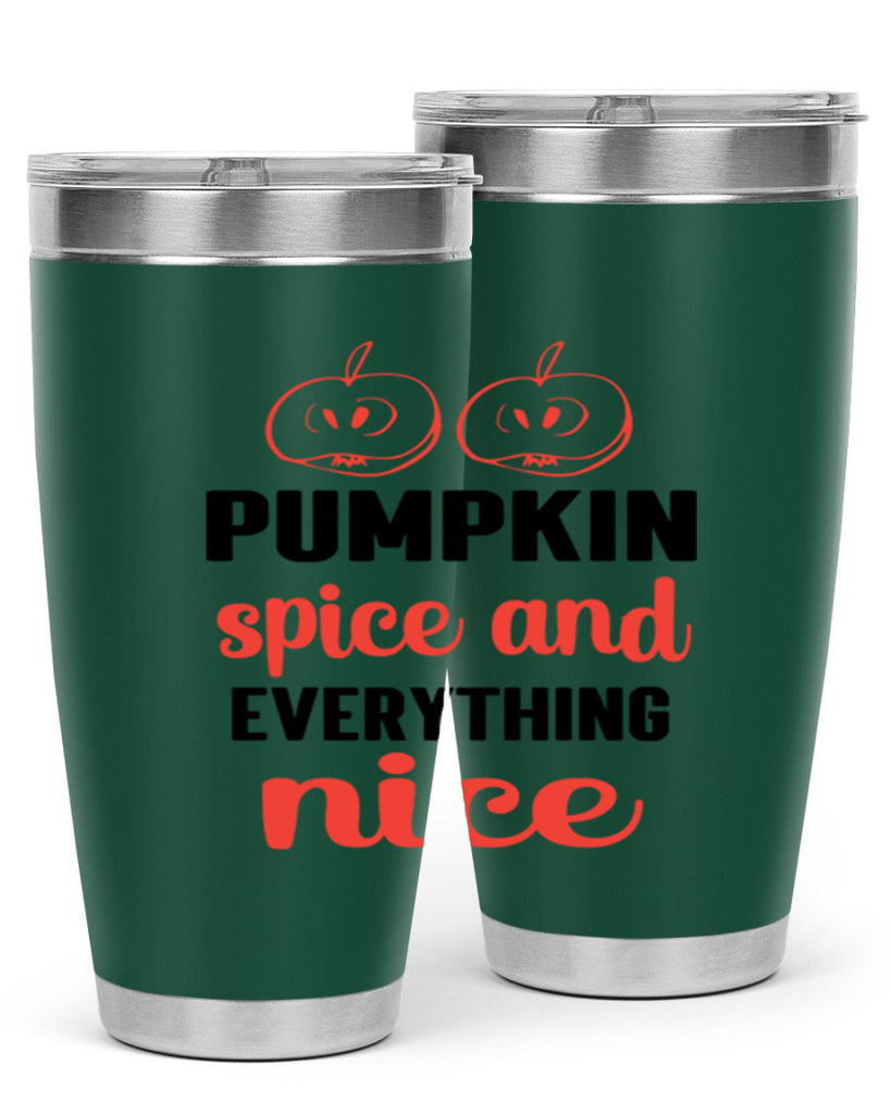 Pumpkin spice and everything nice 537#- fall- Tumbler