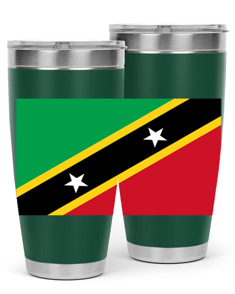 Saint Kitts and Nevis 52#- world flags- Tumbler