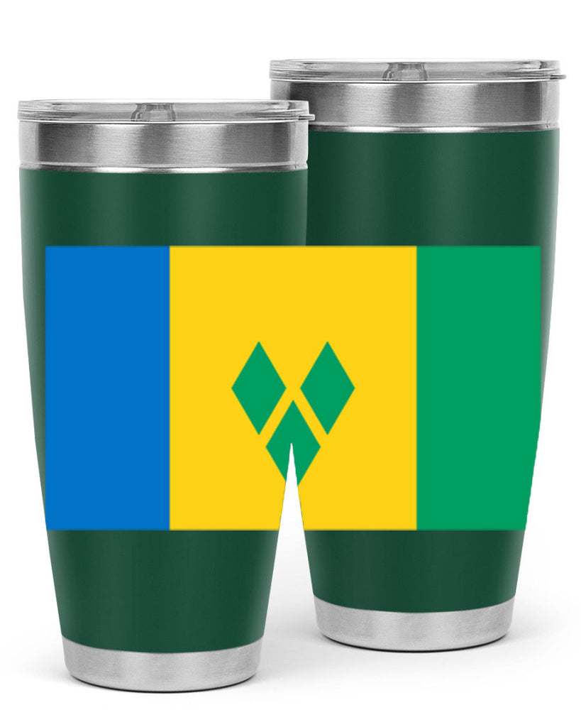 Saint Vincent and the Grenadines 50#- world flags- Tumbler