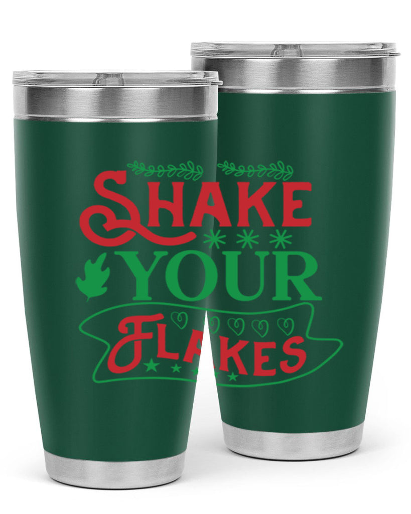 Shake Your Flakes 358#- winter- Tumbler