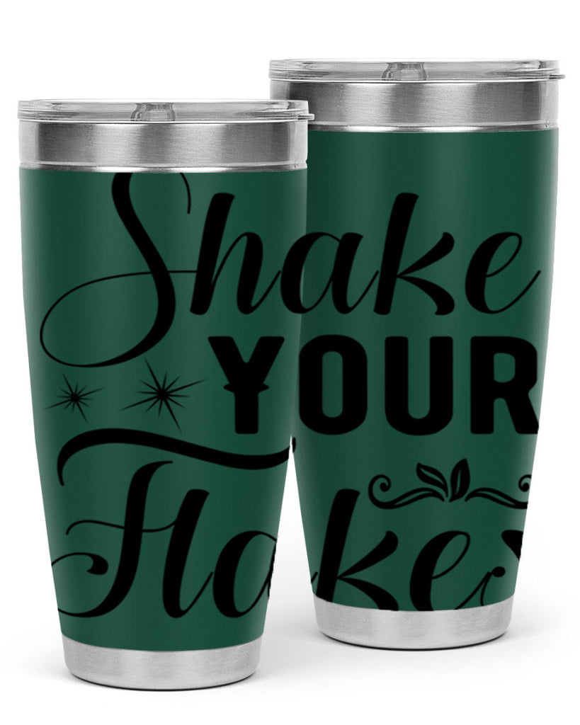 Shake Your Flakes 362#- winter- Tumbler