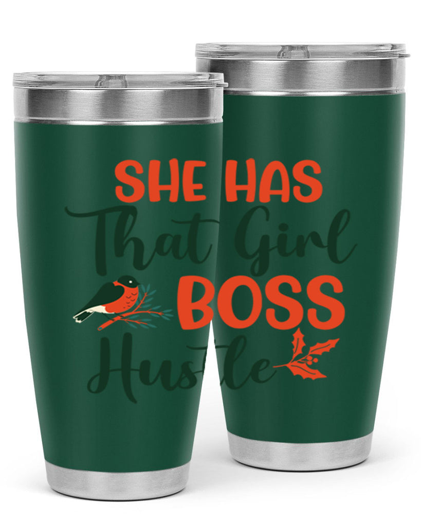 She Has That Girl Boss Hustle 363#- winter- Tumbler