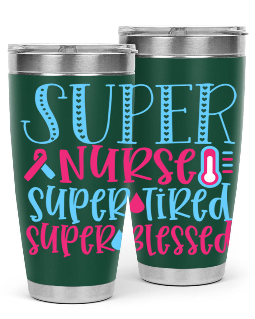Super Nurse Super Tired Style 346#- nurse- tumbler