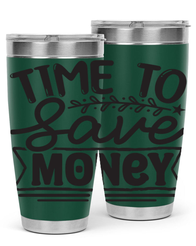 Time to save money 414#- winter- Tumbler