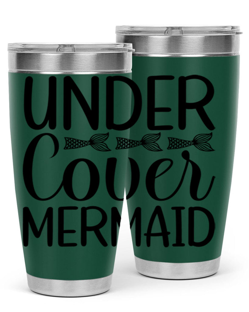 Under Cover Mermaid 647#- mermaid- Tumbler