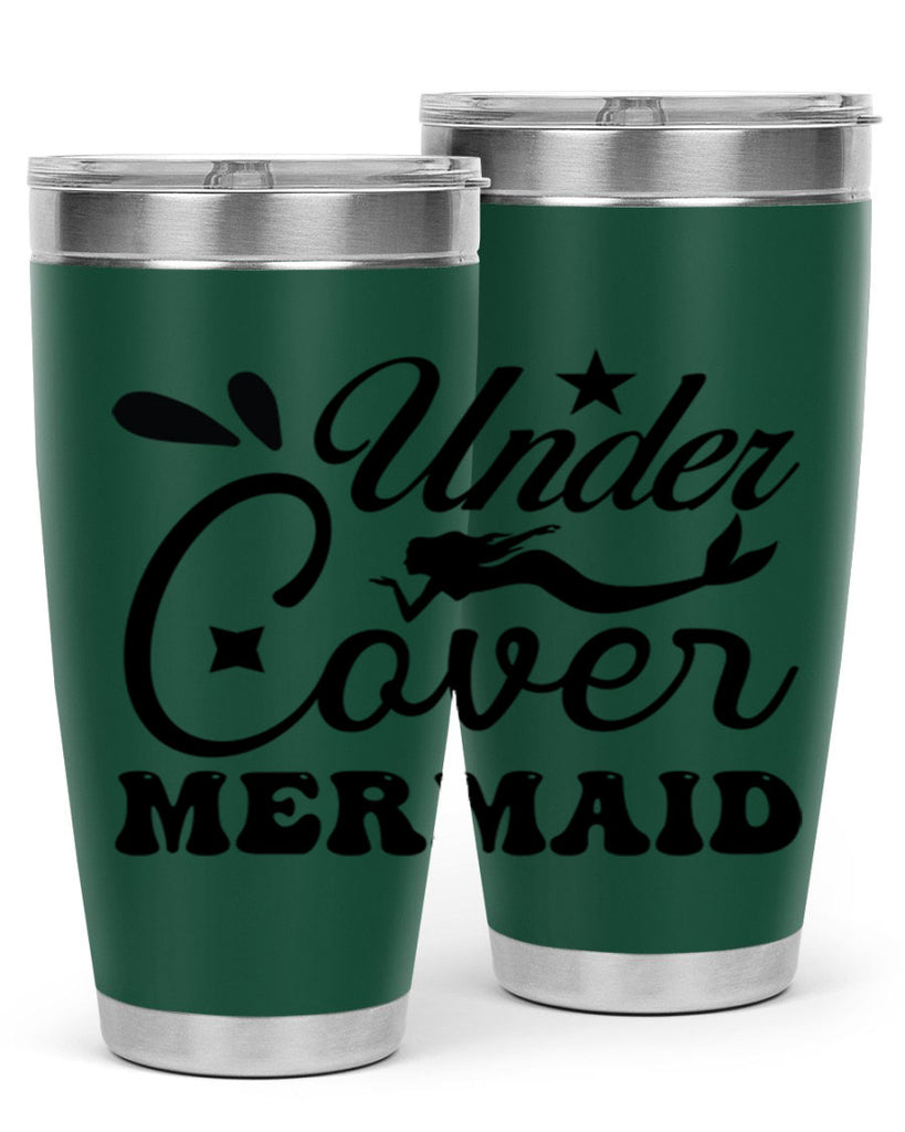 Under cover mermaid 646#- mermaid- Tumbler