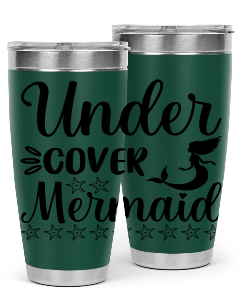 Under cover mermaid 650#- mermaid- Tumbler