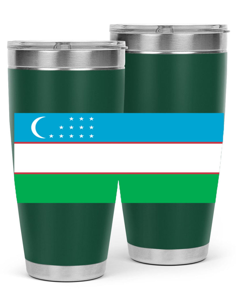 Uzbekistan 8#- world flags- Tumbler