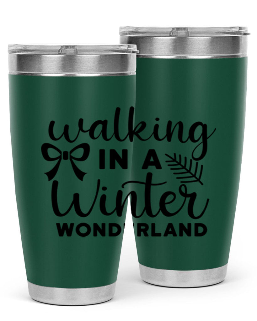 Walking In A Winter Wonderland 441#- winter- Tumbler