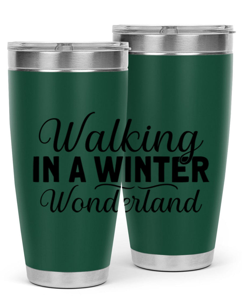 Walking in a Winter Wonderland 434#- winter- Tumbler