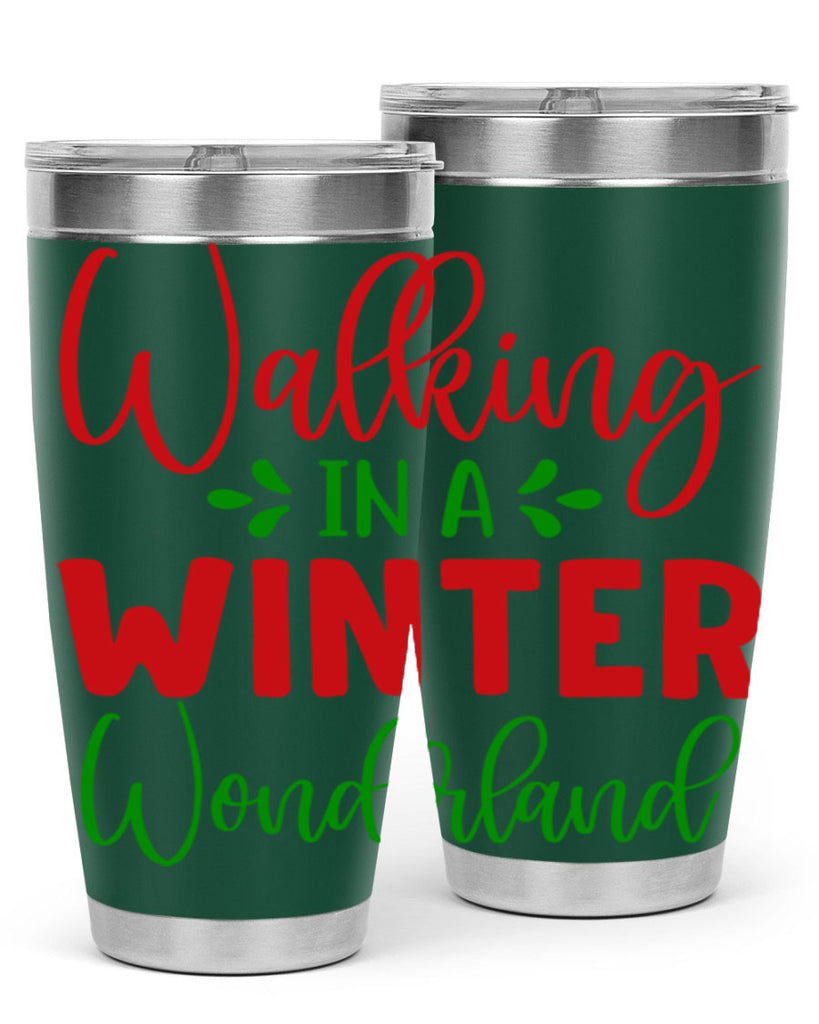Walking in a Winter Wonderland 436#- winter- Tumbler