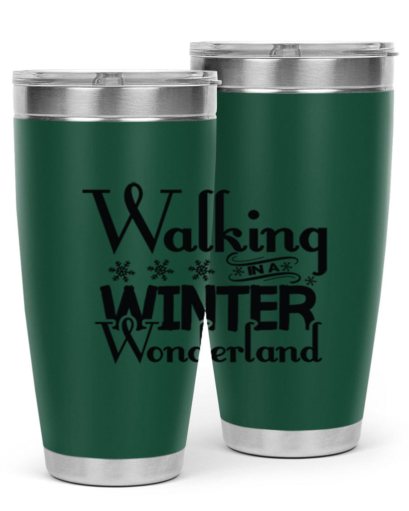 Walking in a Winter Wonderland 437#- winter- Tumbler