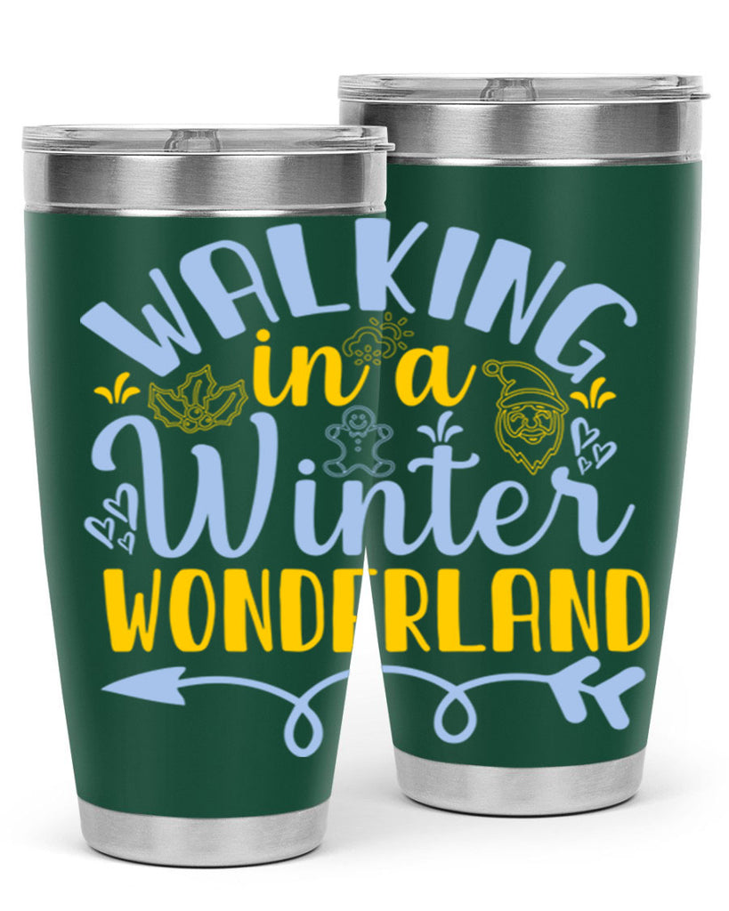 Walking in a winter wonderland440#- winter- Tumbler