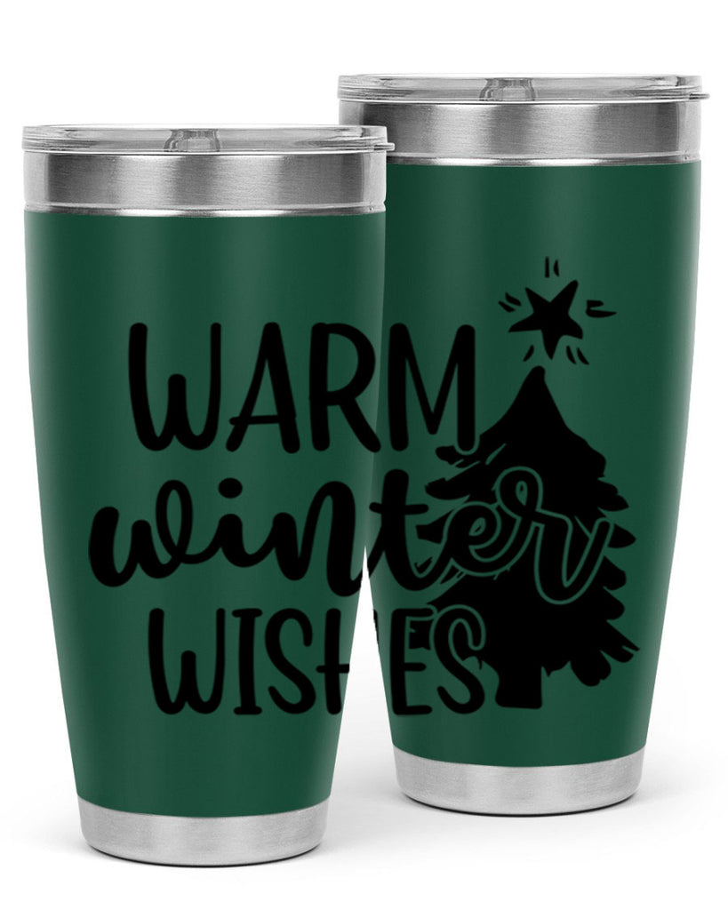 Warm Winter Wishes 451#- winter- Tumbler
