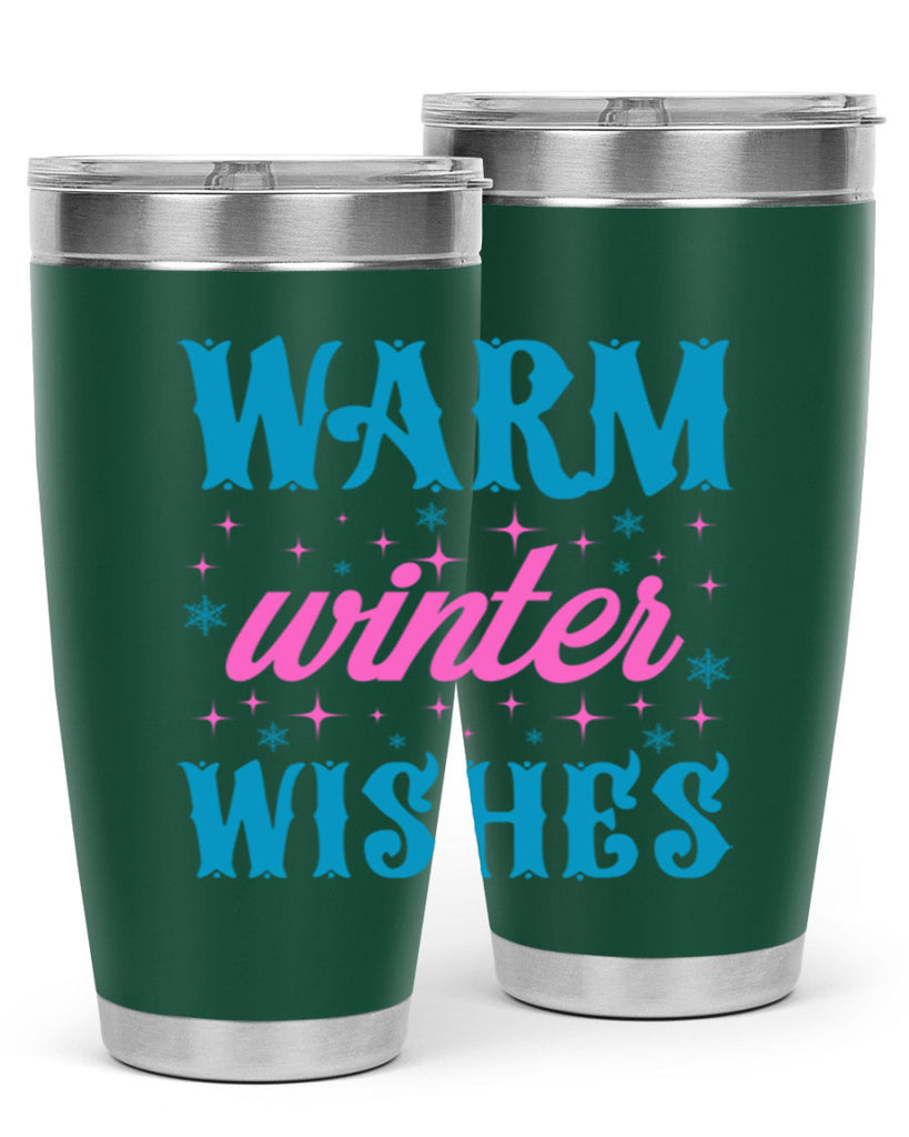 Warm Winter Wishes 464#- winter- Tumbler