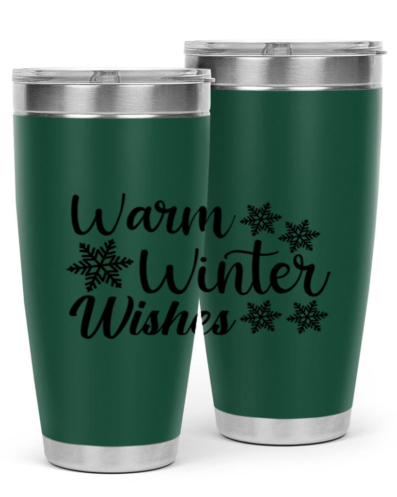 Warm Winter Wishes 466#- winter- Tumbler