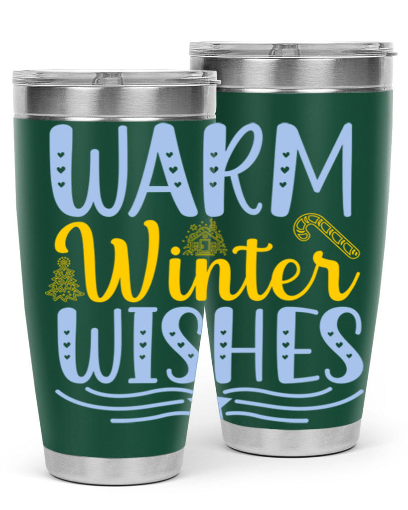Warm winter wishes 449#- winter- Tumbler