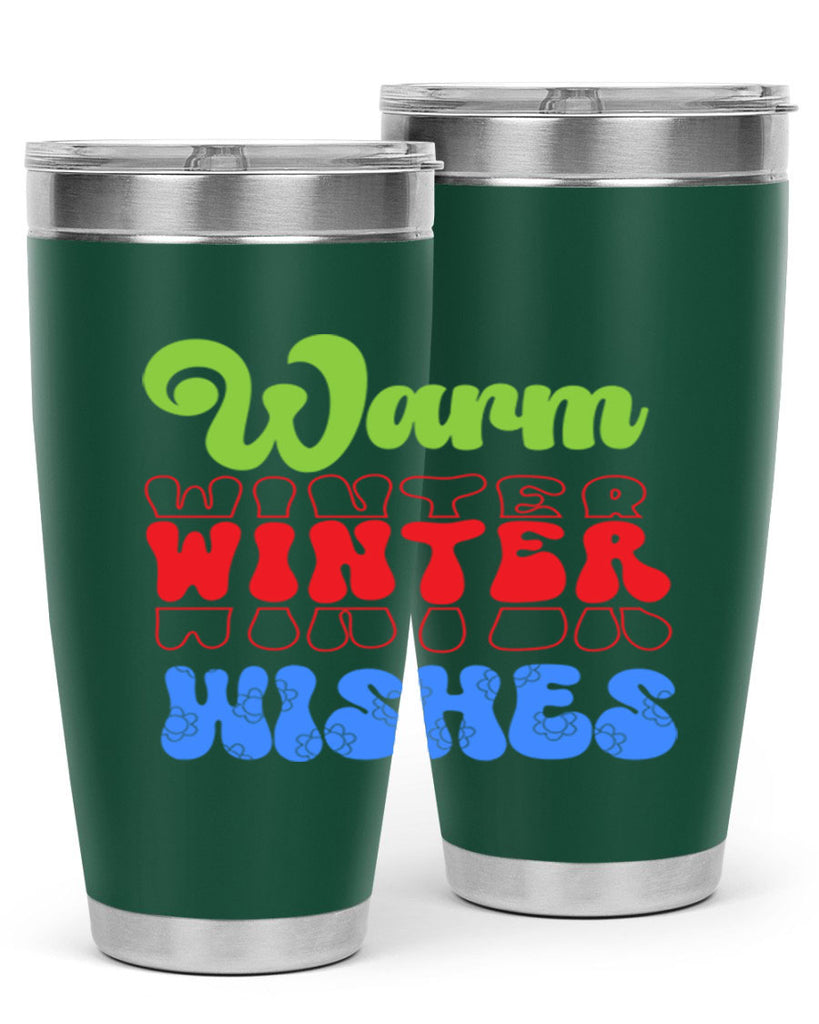 Warm winter wishes 458#- winter- Tumbler