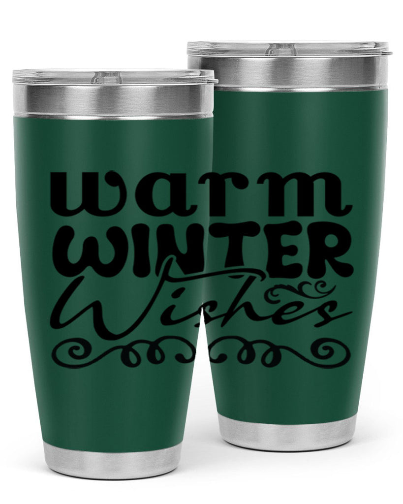 Warm winter wishes 461#- winter- Tumbler
