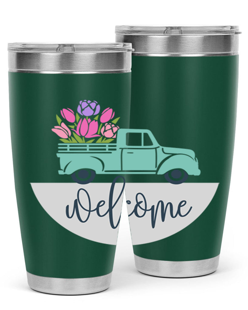 Welcome spring truck579#- spring- Tumbler