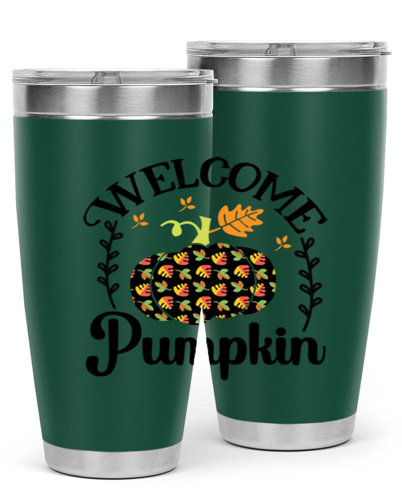 Welcomepumpkin 640#- fall- Tumbler