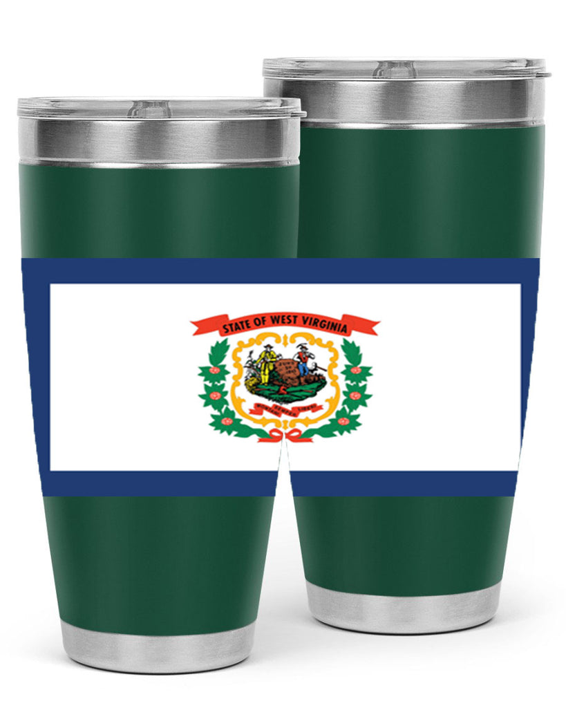 West Virginia 3#- stateflags- Tumbler