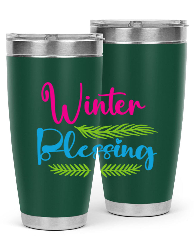 Winter Blessing 486#- winter- Tumbler