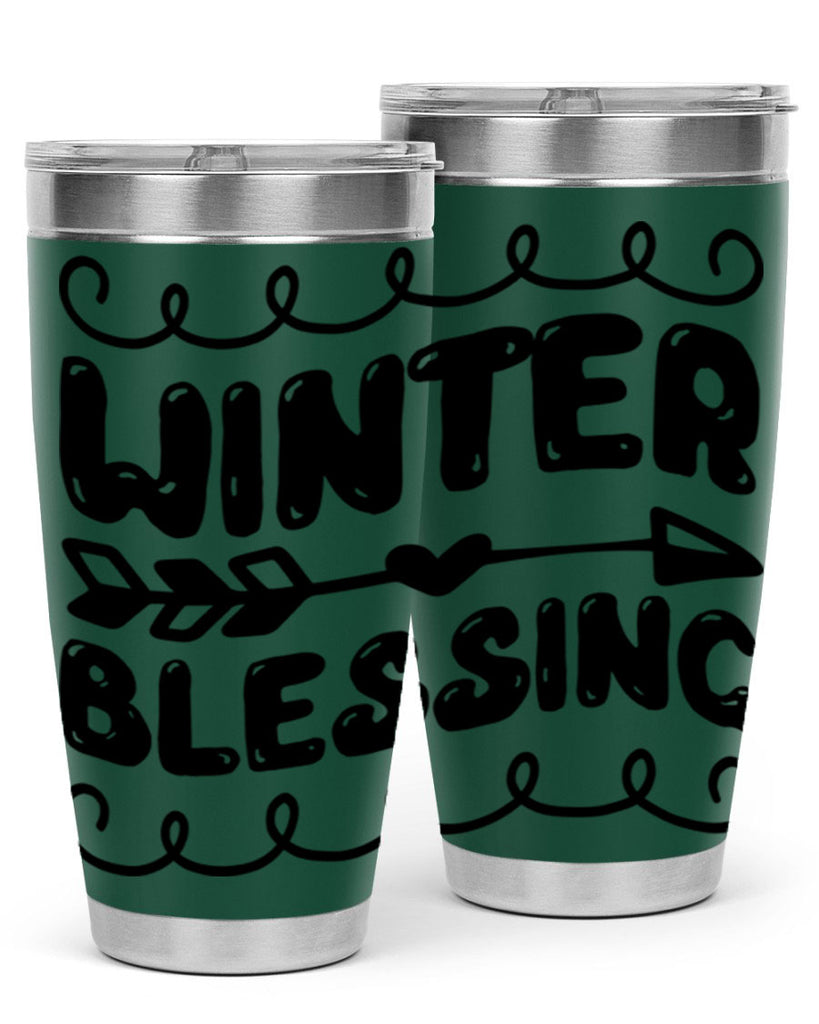 Winter Blessing 545#- winter- Tumbler