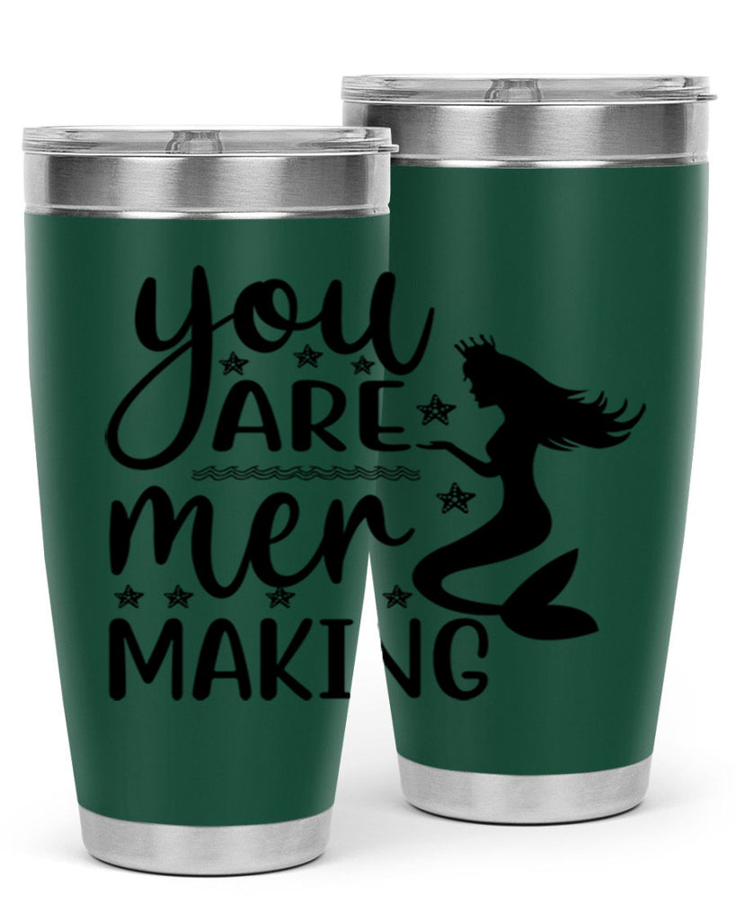 You are mer making 684#- mermaid- Tumbler