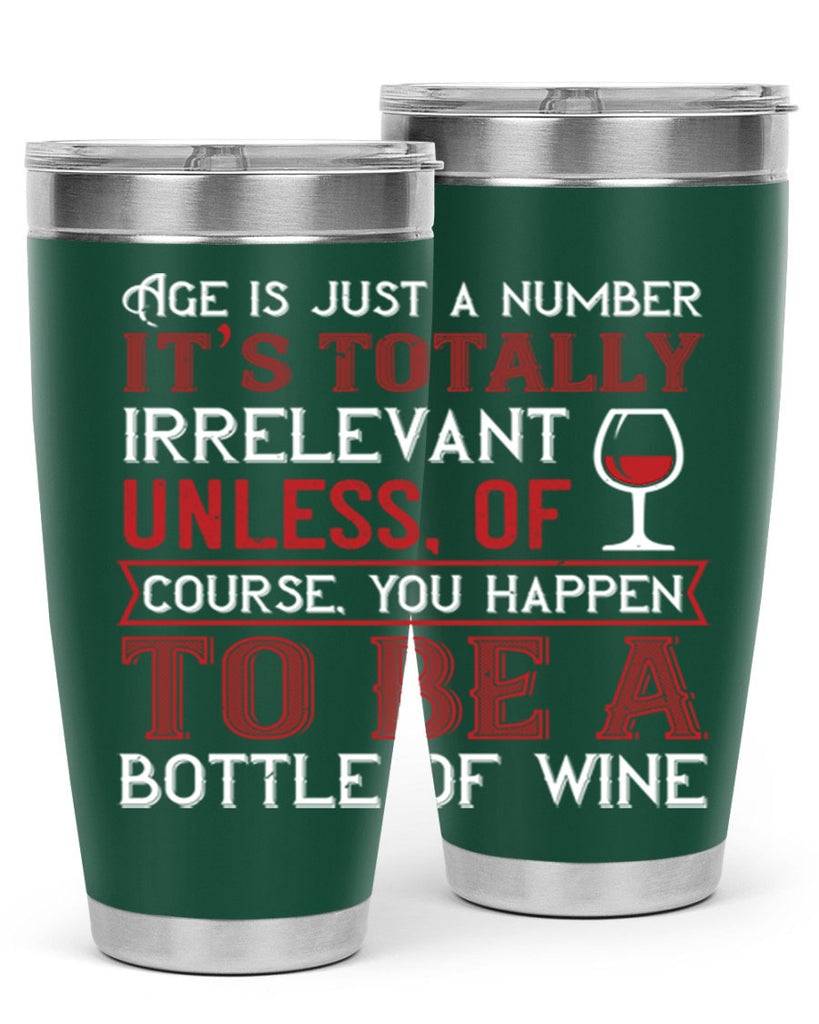 age is just a number its totaly 92#- wine- Tumbler