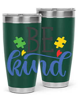 be kind Style 8#- autism- Tumbler