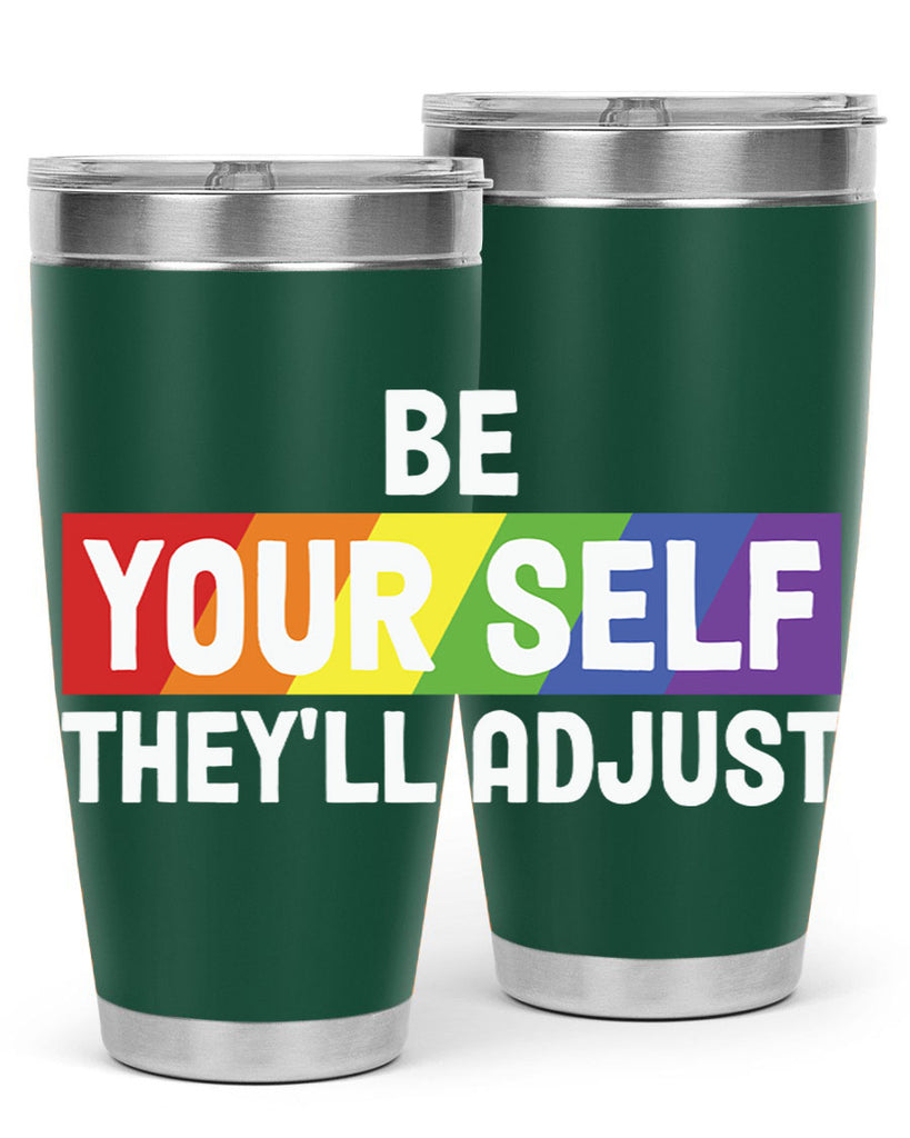 be yourself theyll adjust rainbow lgbt 160#- lgbt- Tumbler