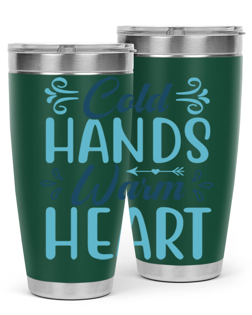 cold hands warm heart 50#- winter- Tumbler